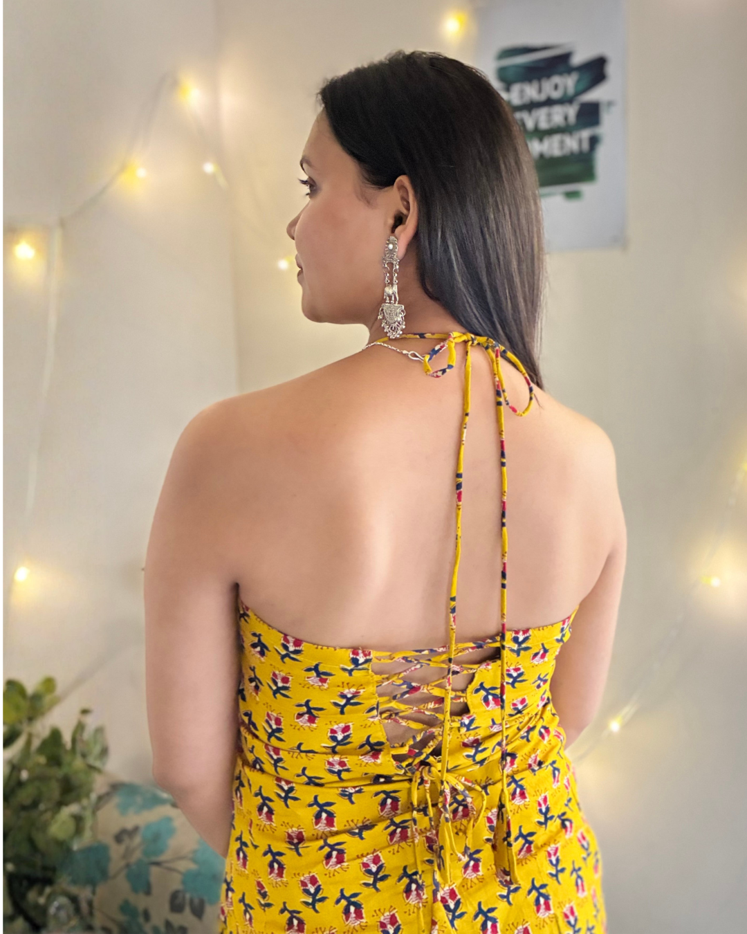 Saira – The Free-Spirit Halter Kurti