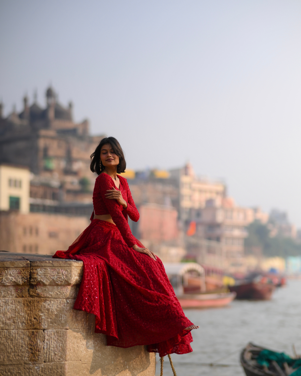 Noor – The Crimson Dream Lehenga