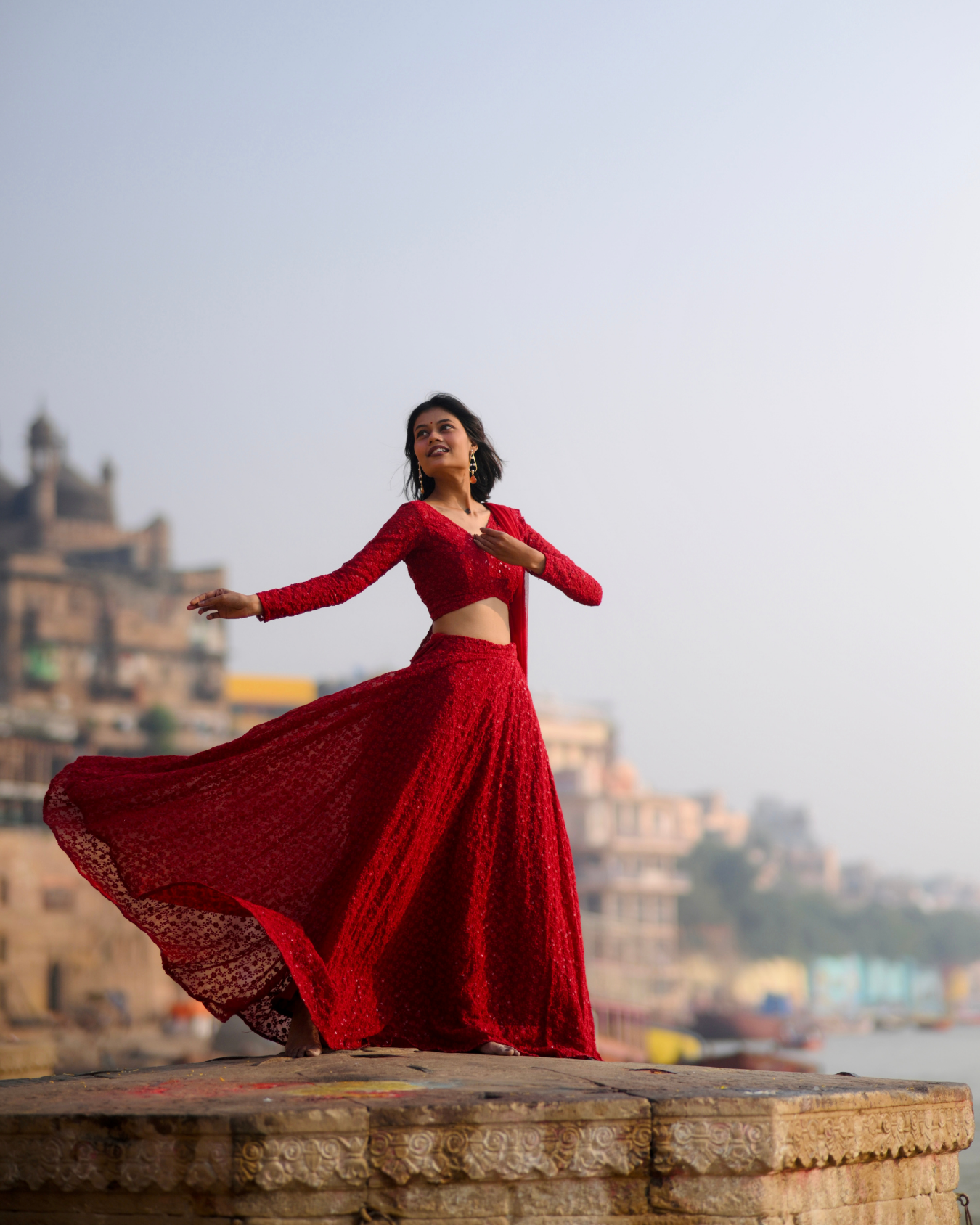 Noor – The Crimson Dream Lehenga