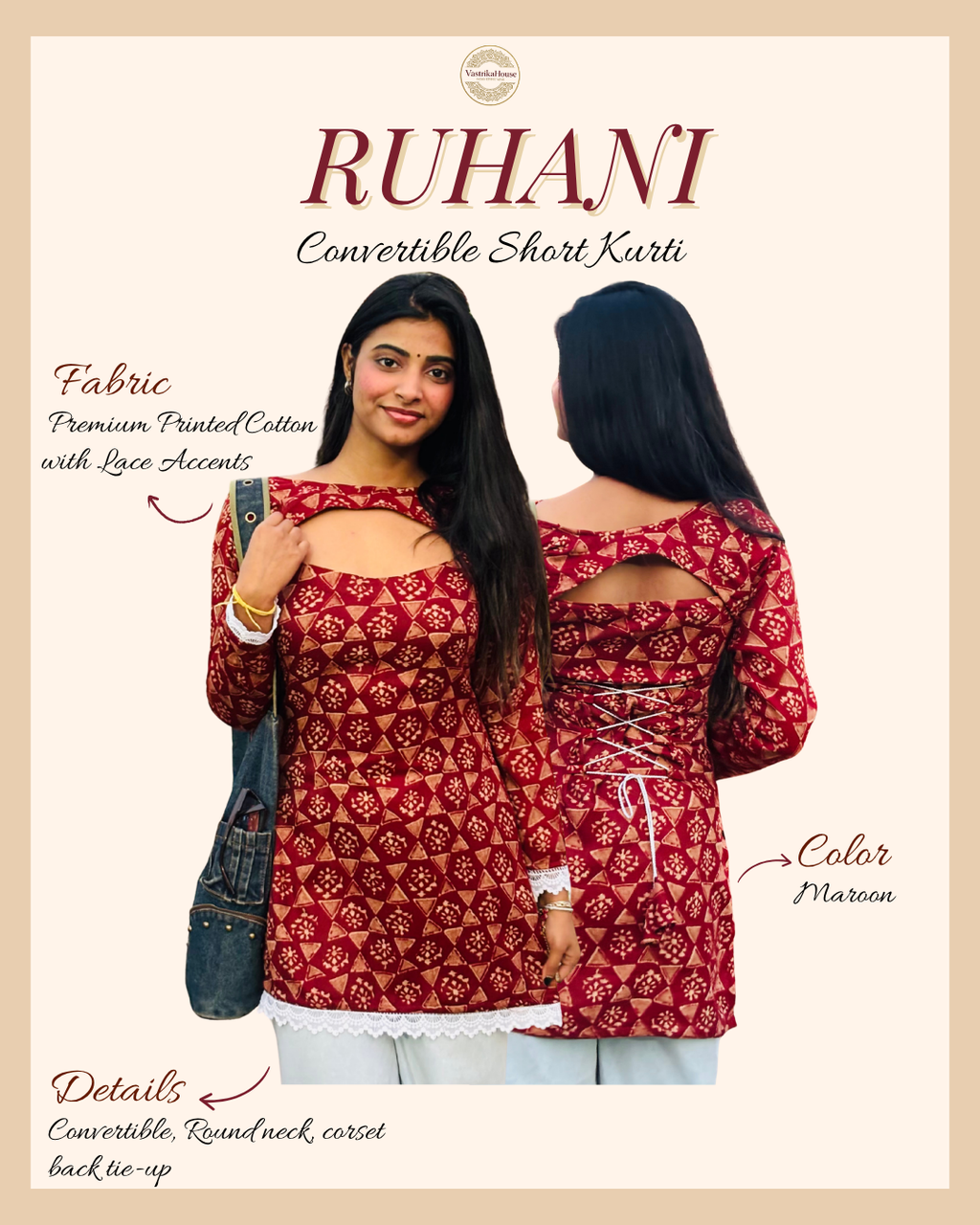Ruhani – The Convertible Soul Kurti